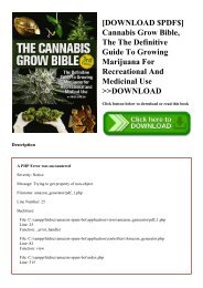 Cannabis Bible Pdf